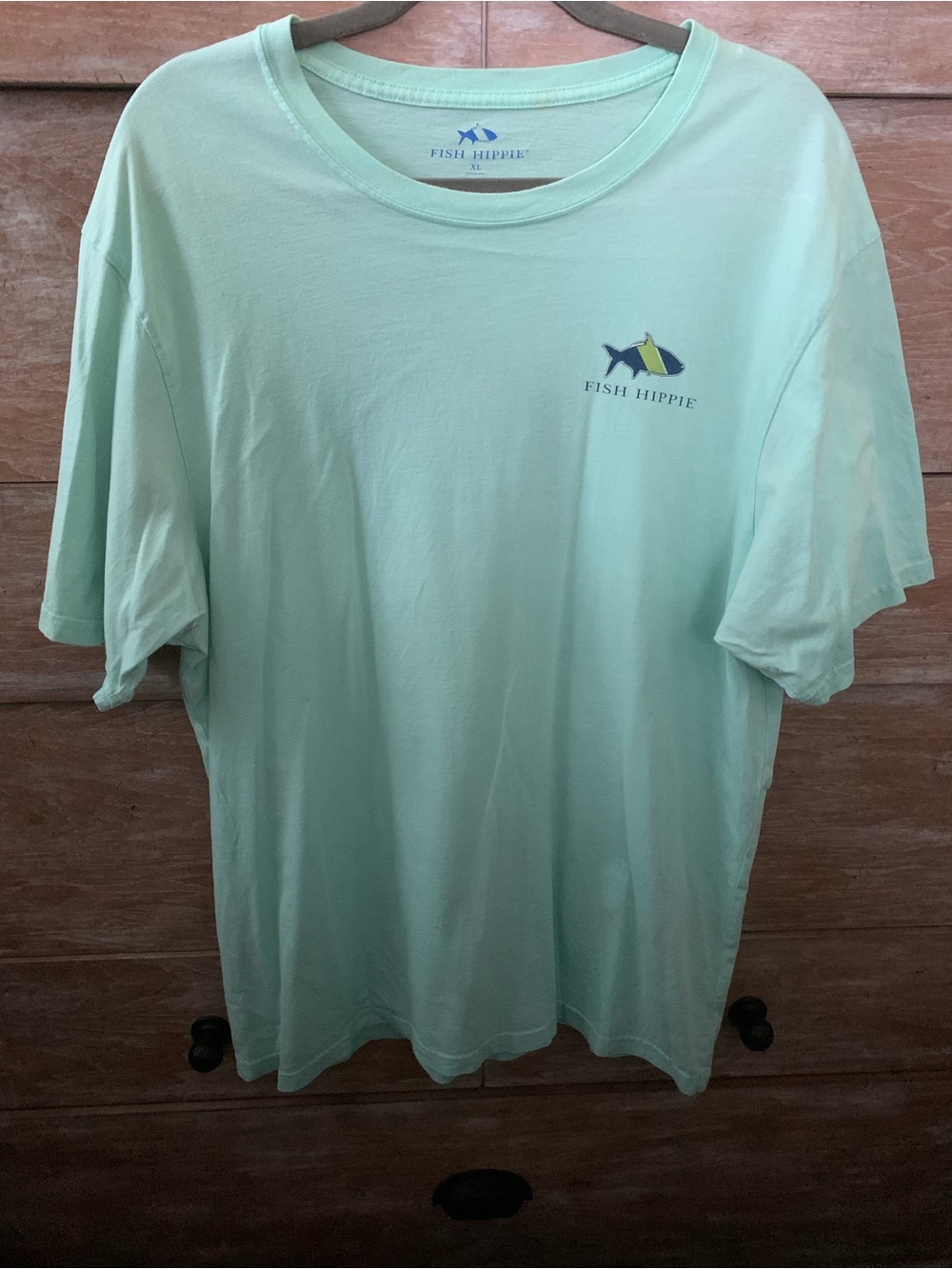 Fish hippie short sleeve shirt